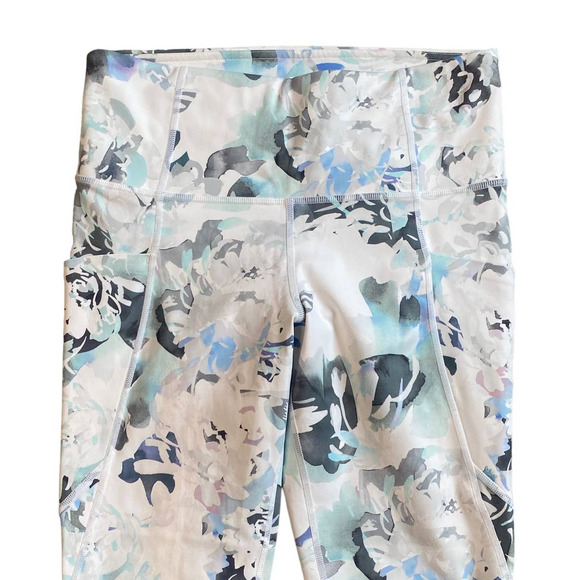 Athleta Stash Pocket Salutation Peony Floral Leggings Small - Picture 12 of 12